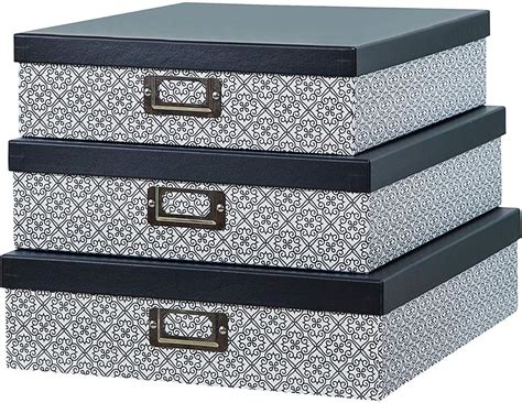 metal black and white flower decorative storage box|joann fabrics ornament storage.